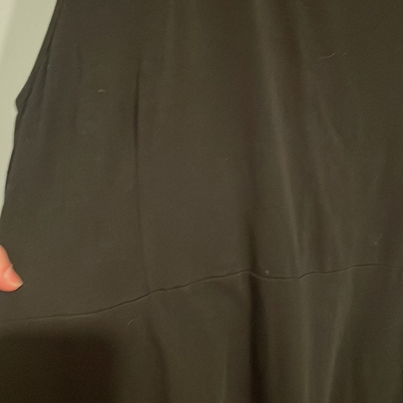 Eileen Fisher womens size 2x black dress - organic cotton - V neck/wrap look - Picture 7 of 7